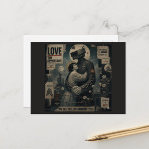 Liebe deinen Unterdrücker Postkarte