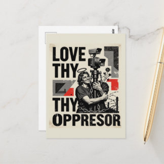 Liebe deinen Unterdrücker Postkarte