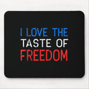Liebe den Geschmack der Freiheit - Paare passend 4 Mousepad
