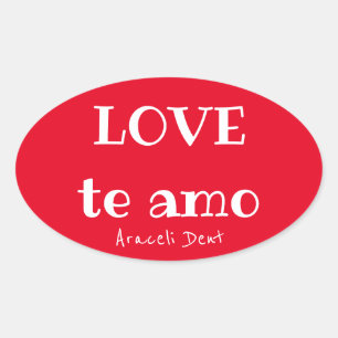 LIEBE der Amo Stickers