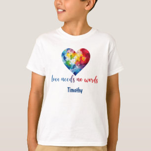 Liebe der Autismus-Sensibilisierung braucht keine T-Shirt