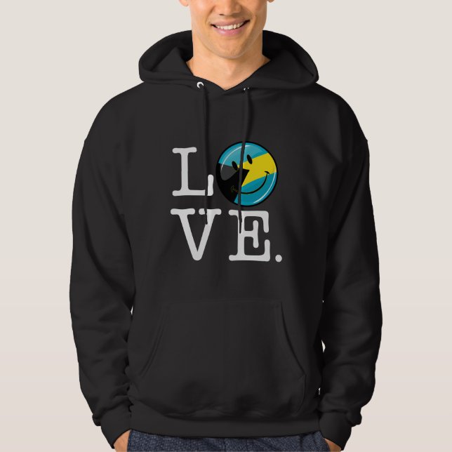 Liebe der Bahamas-Insel-Stolz Hoodie (Vorderseite)