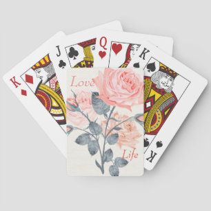 Liebe  der blühenden Rose Klassische Spielkarten