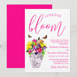 Liebe der blutfloralen Engagement-Partei Einladung