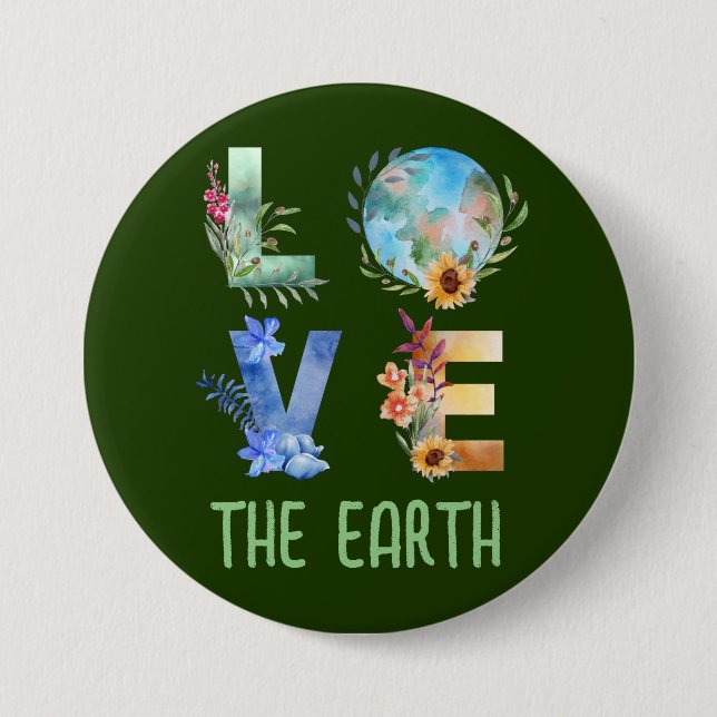 LIEBE DER ERDE BUTTON (Vorderseite)