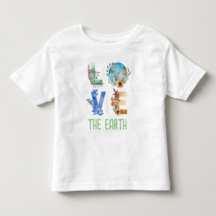 LIEBE DER ERDE KLEINKIND T-SHIRT