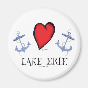 Liebe der Eriesee Magnet