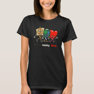 Liebe der Friedensunion Niedlich Earth Heart T-Shirt