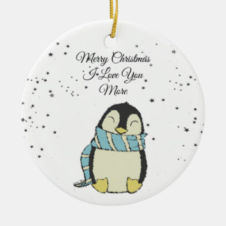 Liebe der frohen Weihnacht-I Sie mehr Keramikornament