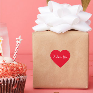 Liebe der Gewohnheits-I Sie Valentinstag-roter Herz-Aufkleber