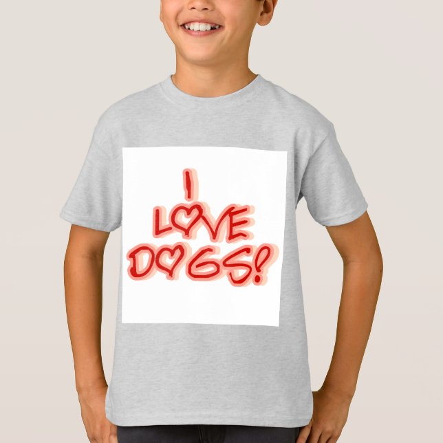 Liebe der Herz-I verfolgt T-Shirts und Geschenke (Vorderseite)
