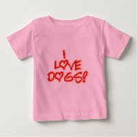 Liebe der Herz-I verfolgt T-Shirts und Geschenke