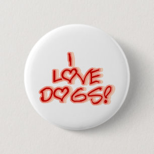 Liebe der Herz-I verfolgt T-Shirts und Geschenke Button