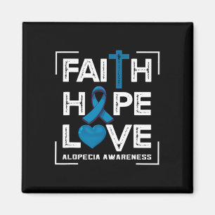 Liebe der Hoffnung Alopecia Bewusstsein 1 Magnet