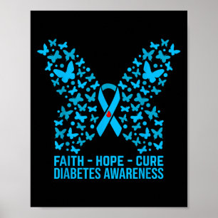 Liebe der Hoffnung Diabetes Poster