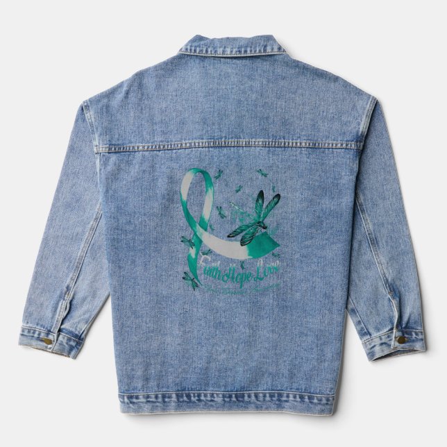 Liebe der Hoffnung Panik Jeansjacke (Rückseite)