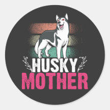 Liebe der Husky-Mutter: Loyalität und Anleihe feie