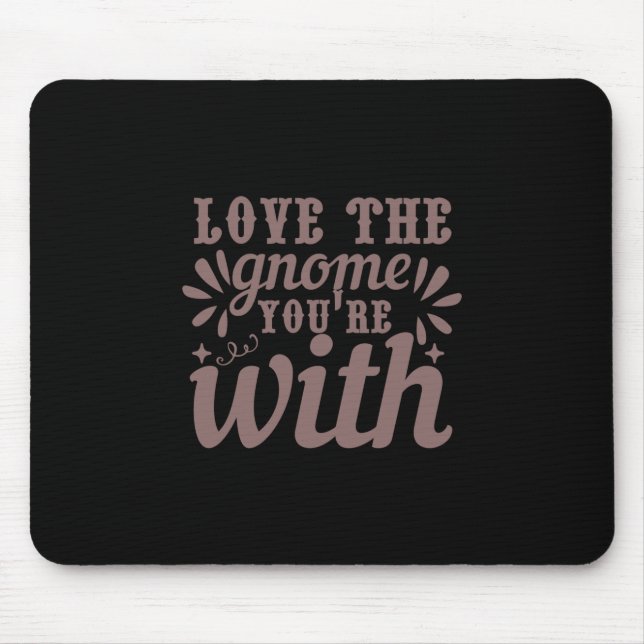 Liebe der Kaffeekunst - das ist Ihr Gnome Mousepad (Vorne)