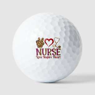 Liebe der Krankenschwester Inspirier Herz - Motivi Golfball