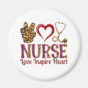Liebe der Krankenschwester Inspirier Herz - Motivi Magnet