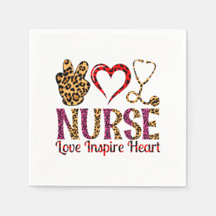 Liebe der Krankenschwester Inspirier Herz - Motivi Serviette
