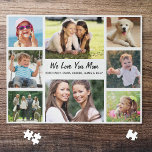 Liebe der Mama<br><div class="desc">Ein lustiges Foto-Collage-Puzzle für die weltgrößte Mama mit 8 Fotos ihrer Kinder, Familienmitglieder, Haustiere, etc., "I Liebe You" oder "We Liebe You" und den Namen ihrer Familie. Personalisieren Sie, ob sie als "Mama", "Mama", "Mama" usw. bezeichnet wird.</div>