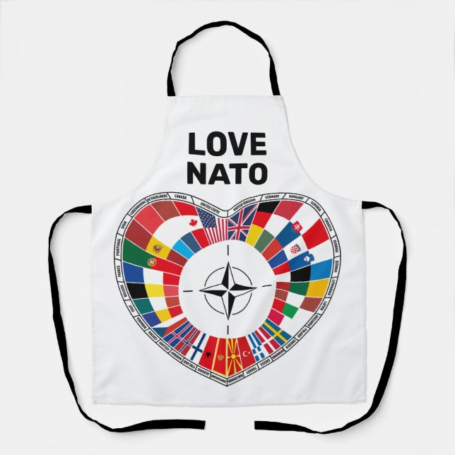 Liebe der NATO-Länder mit der NATO Schürze (Vorderseite)