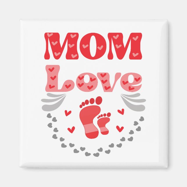 Liebe der niedlichen Mama Magnet (Vorne)