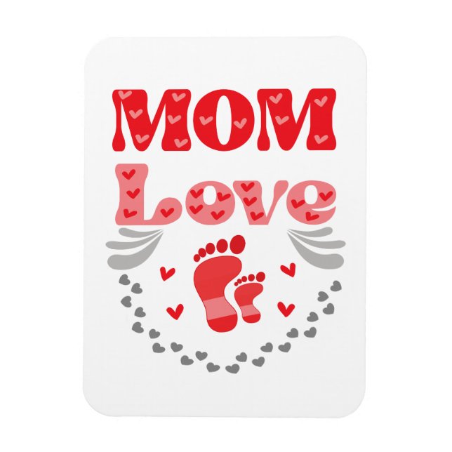 Liebe der niedlichen Mama Magnet (Vertikal)