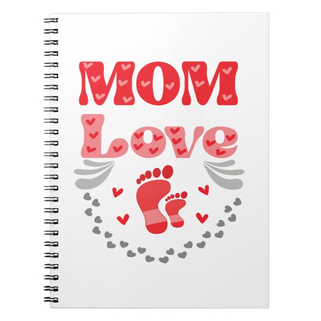 Liebe der niedlichen Mama Notizblock (Vorderseite)