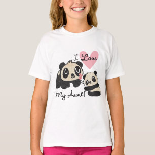 Liebe der Panda-I meine Tante T-Shirt