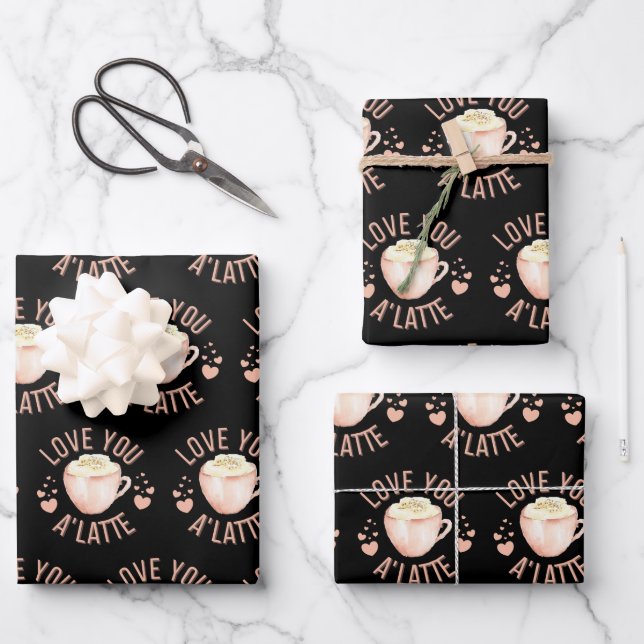 Liebe der Papiertücher Geschenkpapier Set (Vorderseite)