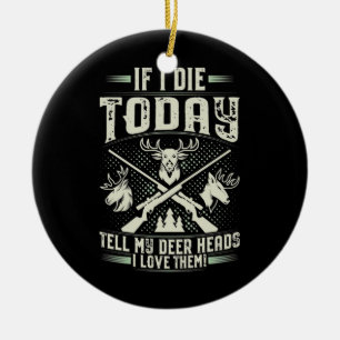 Liebe der Proud Jäger Keramik Ornament