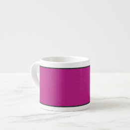 Liebe der Schmetterlinge | Magenta Lace Border Espressotasse