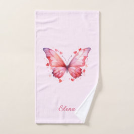 Liebe der Schmetterlinge | Weibchen | INDIVIDUELLE Handtuch