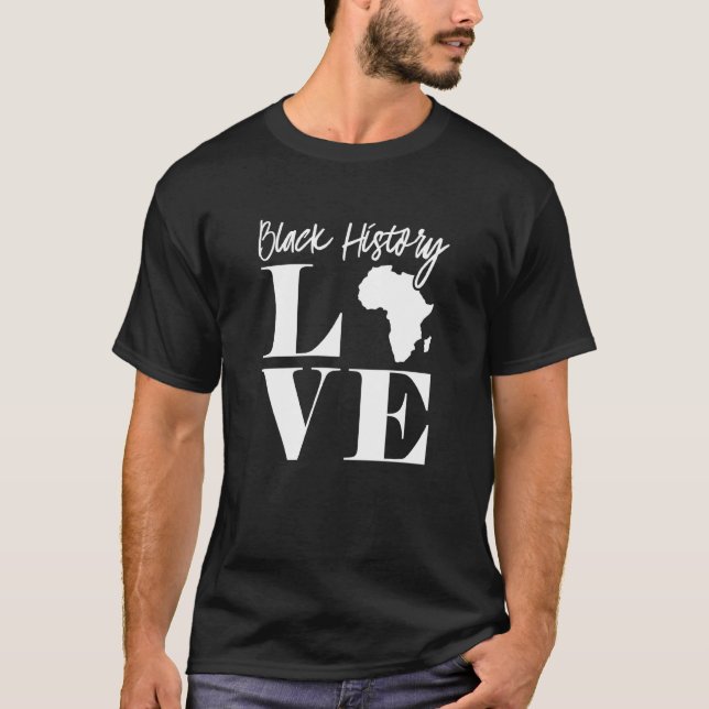 Liebe der Schwarzen Geschichte, die afrikanische A T-Shirt (Vorderseite)