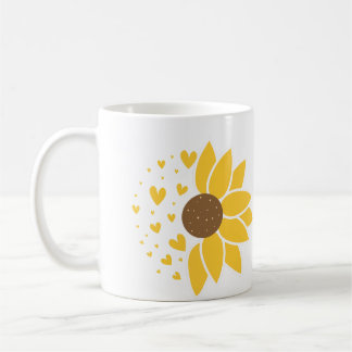 Liebe der Sonnenblumen Kaffeetasse