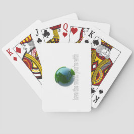 Liebe der Welt, mit der du zusammen bist Spielkarten