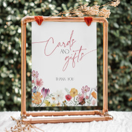 Liebe der Wildblume in Blütenschmetterlingskarten  Sockelschild