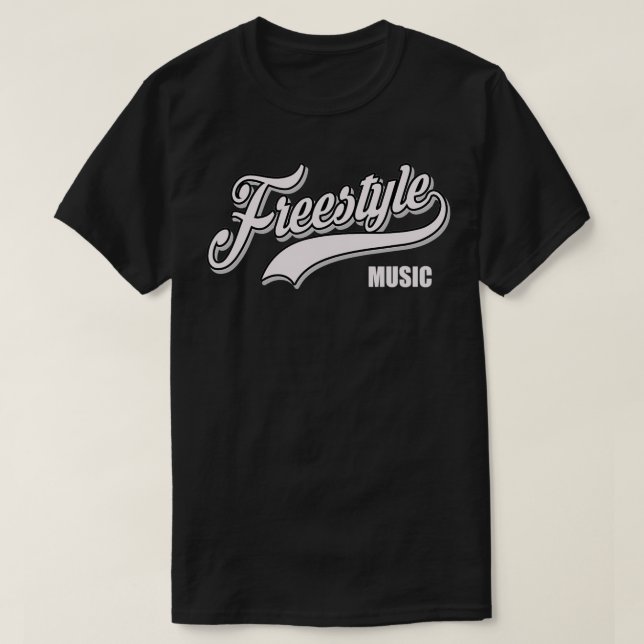 Liebe des 80er Freestyle Dance Music Retro Style  T-Shirt (Design vorne)