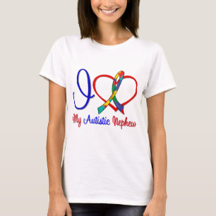 Liebe des Autismus-I mein autistischer Neffe T-Shirt