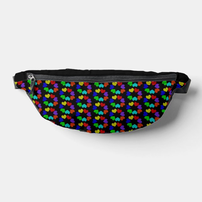 Liebe des Blumenbogens Herz Gemustert Bauchtasche (Ablage )