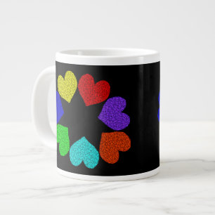 Liebe des Blumenbogens Tasse