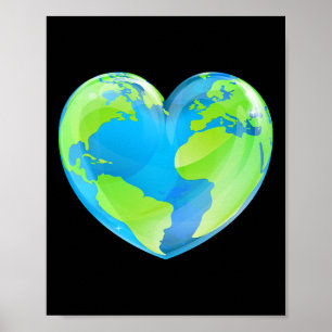 Liebe des Earth Day Poster