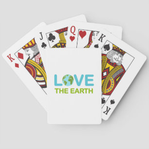 Liebe des Earth Earth Day Spielkarten
