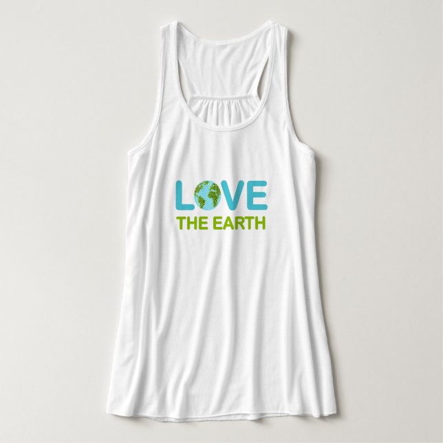 Liebe des Earth Earth Day Tank Top (Design Vorderseite)