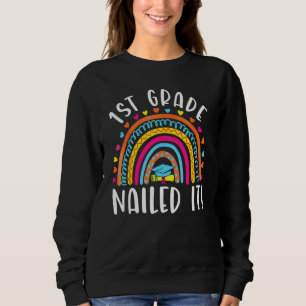 Liebe des ersten Grades nagelte es farbenfrohe Reg Sweatshirt