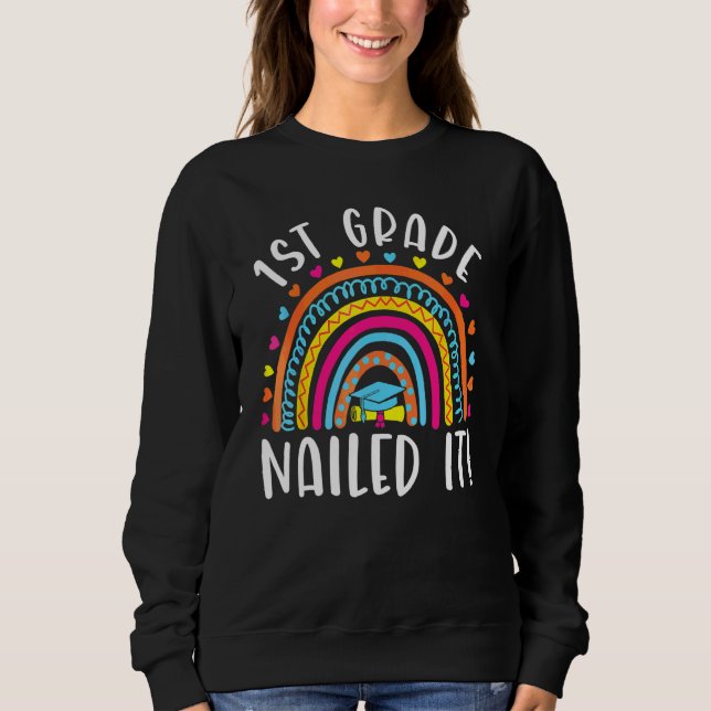 Liebe des ersten Grades nagelte es farbenfrohe Reg Sweatshirt (Vorderseite)