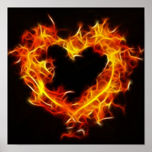 Liebe des Feuers Poster