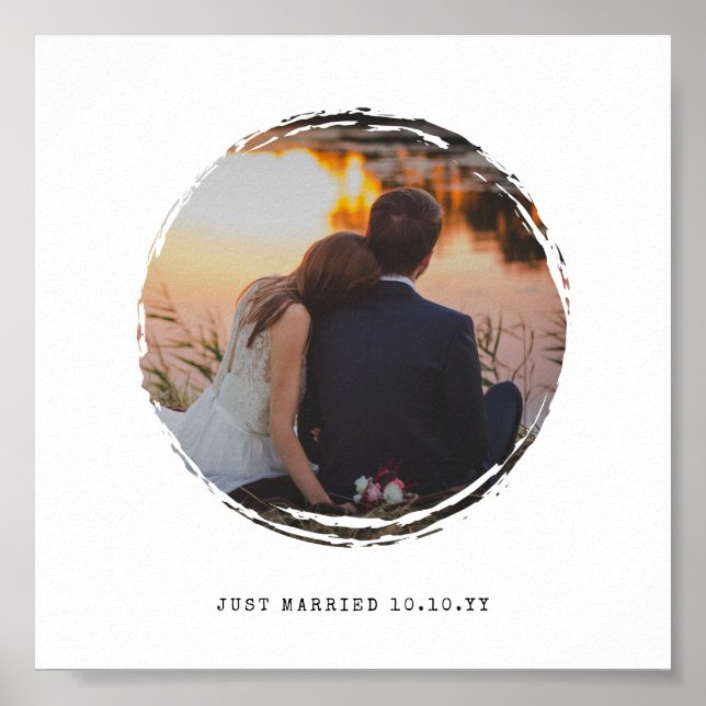 Liebe des Fotos "Circle Frames" Poster (Vorne)